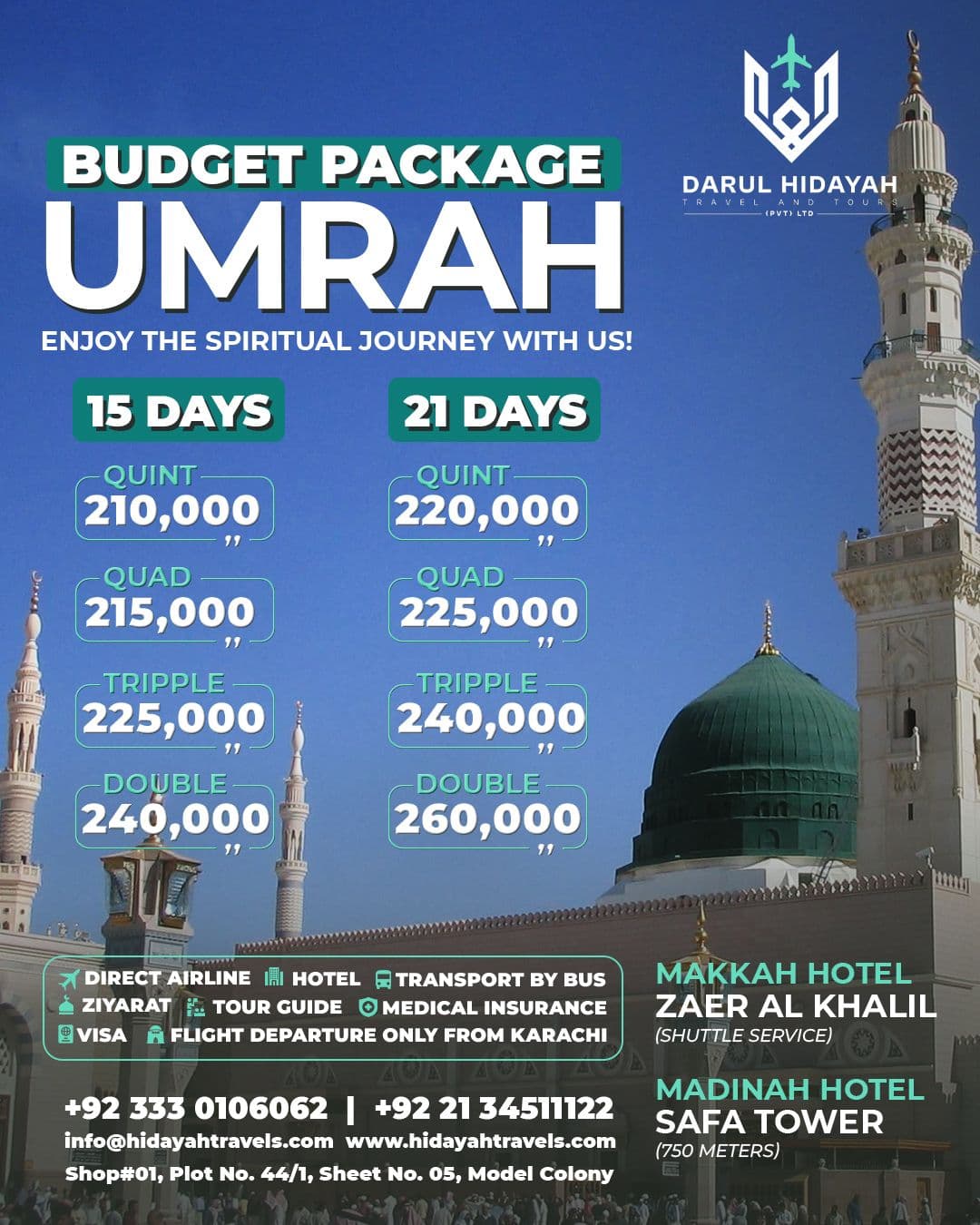 Darul Hidayah Travels work