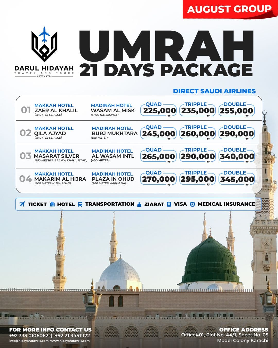 Darul Hidayah Travels work
