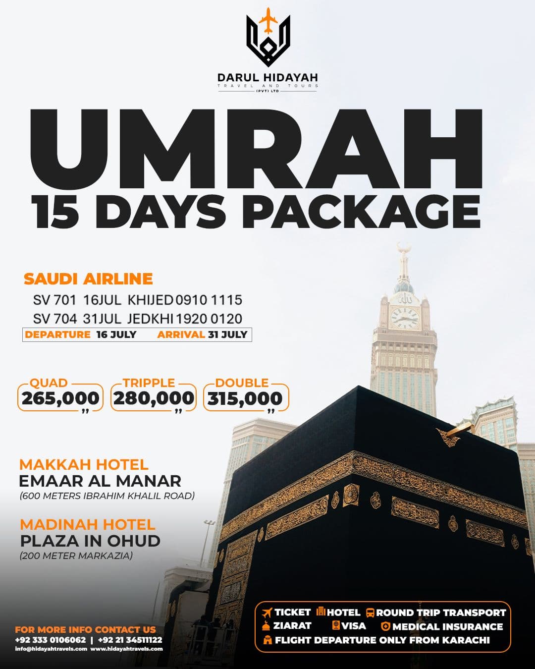 Darul Hidayah Travels work